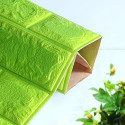 Peijinsart 77 cm x 70 cm Decorative Embossed Wallpaper (Green)