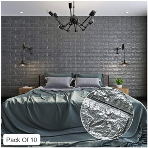 peijinsart 77 cm x 70 cm decorative embossed wallpaper grey pack of 10