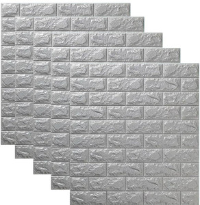 peijinsart 77 cm x 70 cm decorative embossed wallpaper grey pack of 5