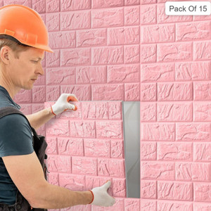 peijinsart 77 cm x 70 cm decorative embossed wallpaper pink pack of 15