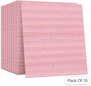 peijinsart 77 cm x 70 cm decorative embossed wallpaper pink pack of 10