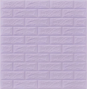 peijinsart 77 cm x 70 cm waterproof decorative embossed wallpaper purple