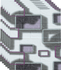 peijinsart 77 cm x 70 cm waterproof decorative vinyl wallpaper purple