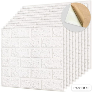 peijinsart 77 cm x 70 cm decorative embossed wallpaper white pack of 10