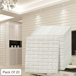 peijinsart 77 cm x 70 cm decorative embossed wallpaper white pack of 20