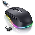 PEIOUS Wireless Mouse LED Mouse Jiggler -
