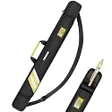 PEKREWS Pool Cue Case, 1x1 Soft Pool Stick Bag with Accessory Pocket