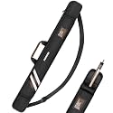 PEKREWS Pool Cue Case, 1x1 Soft Pool Stick Bag with Accessory Pocket