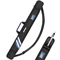 PEKREWS Pool Cue Case, 1x1 Soft Pool Stick Bag with Accessory Pocket