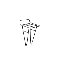 Pelago Front Rack Front Adult Unisex, Black, Small
