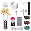 PELCAS Cordless Nail Drill, 10 Speeds Electric Nail File with LED Light