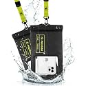 Pelican 2 Pack Marine Waterproof Phone Pouch (XL) - Black/Hi-Vis Yellow