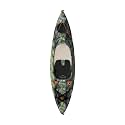 Pelican Argo 100X - Angler Sit in Fishing Kayak - Vapor Black Lime - Lightweight Stable - Ergoform™ Padded seat - 10 ft