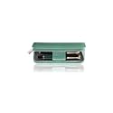 Pelikan Patent Leather 2-Pen Case, Green, 1 Each (973305)