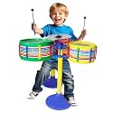 Pelo Kids Drum Set for Toddlers 3-15 Years Old Boys Girls Musical Instruments Playing Beats , Birthday Return Gift Item Pack of 1