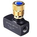 Pelopy 1 Pcs 1/4 Inch NPT Ports Hydraulic Flow Control Needle Valve