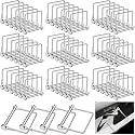 Pelopy 100 Pcs 1/4 Inch Diameter x 2-3/4 Inch Long Safety Locking Pin, Heavy Duty Metal Shaft Wire Pin for Trailer Hitch, Coupler, Wagons, Towing, Farm Lawn Garden Applications