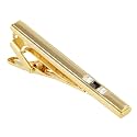 Peluche The Bling Bar Golden Coloured Rhodium Plated Premium Brass Tie Pin for Men