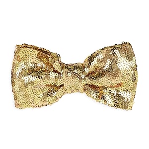 peluche blingy-sequin bow tie for men