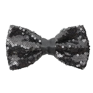 peluche blingy-sequin bow tie for men