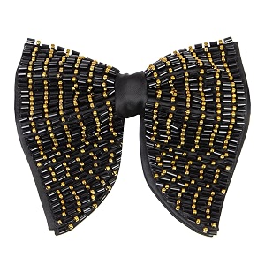 peluche blingy-sequin bow tie for men