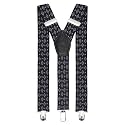 Peluche Blood Diamond 3.5cm strap width suspender for men