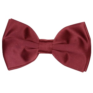 peluche essentials premium red bowtie for men