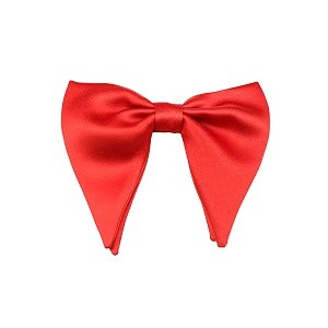 peluche essentials premium red bowtie for men