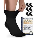 Pembrook® Ankle Diabetic Socks for Women &amp; Men, Non Binding Socks - 6 Pairs