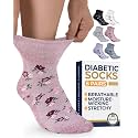 Pembrook® Ankle Diabetic Socks for Women &amp; Men, Non Binding Socks - 6 Pairs