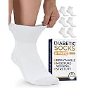 Pembrook® Ankle Diabetic Socks for Women &amp; Men, Non Binding Socks - 6 Pairs