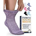 Pembrook® Ankle Diabetic Socks for Women &amp; Men, Non Binding Socks - 6 Pairs