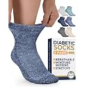 Pembrook® Ankle Diabetic Socks for Women &amp; Men, Non Binding Socks - 6 Pairs