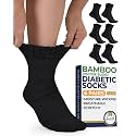 Pembrook® Bamboo Viscose Ankle Diabetic Socks for Women &amp; Men - 6 Pairs