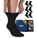 Pembrook® Bamboo Viscose Ankle Diabetic Socks for Women &amp; Men - 6 Pairs