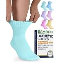 Pembrook® Bamboo Viscose Ankle Diabetic Socks for Women &amp; Men - 6 Pairs