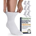 Pembrook® Bamboo Viscose Ankle Diabetic Socks for Women &amp; Men - 6 Pairs