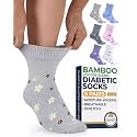 Pembrook® Bamboo Viscose Ankle Diabetic Socks for Women &amp; Men - 6 Pairs