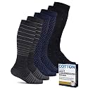 Pembrook Cotton Light Compression Socks for Men - 3 Pairs | 8-15 mmHg Comfort Compression Socks for Men