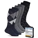 Pembrook Cotton Light Compression Socks for Men - 3 Pairs | 8-15 mmHg Comfort Compression Socks for Men