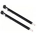 Pencil Tire Pressure Gauge (2-Pack) – 10-50 PSI/kPA, with Heavy-Duty Chrome Metal Head & Stainless Steel Body. Suitable for Cars, Trucks, RVs & Bicycles