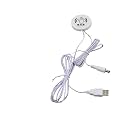 Penetrable 25mm Touch Sensor LED Light Switch 5V 12V 24V 60W Hand Sweep Dimmable Dimmer for Mirror Cabinet Shelf Lamp(USB 5V White)