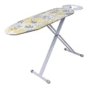 Peng Essentials Blossom Flex Ironing Board| Portable and Foldable Ironing Table for Clothes| Height Adjustable Ironing Table with Silicon Pad for Iron Rest, Size- 115x36cm, (Green)