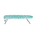 Peng Essentials Budapest Tabletop Ironing Board - Green, 73x34 cm Ironing Surface, Heat-Resistant, Scorch-Resistant, Portable &amp; Space-Saving - Iron Table for Ironing Clothes