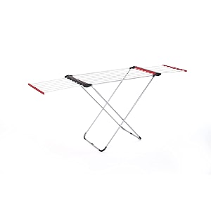 peng essentials powder coated mild steel extra wide large cloth drying rack stand premium