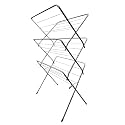 Peng Essentials ProWide Cloth Drying Stand -Pre Assembled, Weather Resistant, Foldable, 3-Tier Clothes Drying Rack for Balcony &amp; Indoors with 15 kg Drying Capacity