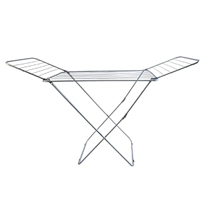 peng essentials powder coated mild steel extra wide large cloth drying rack with 15 kg of cloth drying capacity light
