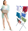 Peng Essentials Steel Floor Cloth Dryer Stand (Extra Wide Arier) (3 Tier)