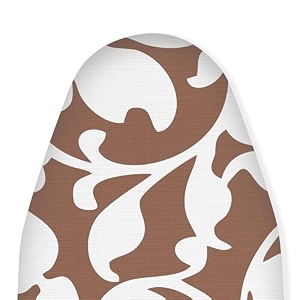 peng essentials thermoguard ironing board coverreusable amp washable ironing board cover for iron amp steam press size- 73x34 cm brown