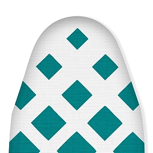peng essentials thermoguard ironing board coverreusable amp washable ironing board cover for iron amp steam press size- 97x34 cm teal
